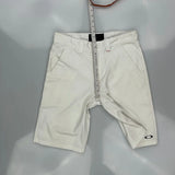 Oakley Chino Shorts - 31W 10L White Polyester Blend