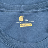 Carhartt T-Shirt - 2XL Blue Cotton