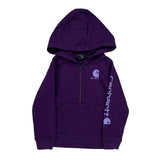 Age 3 Carhartt Hoodie - XS Purple Cotton