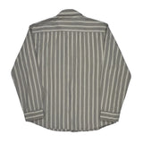 Levis Striped Shirt - XL Gray Cotton