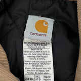 Faded Sdl Carhartt Embroidered Arctic Jacket - 2XL Beige Cotton