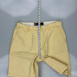 Nautica Chino Shorts - 37W 11L Yellow Cotton