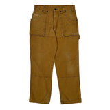 Dickies Carpenter Pants - 32W 32L Brown Cotton