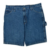 Dickies Carpenter Shorts - 38W 10L Blue Denim
