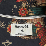 Hurley Graphic Hawaiian Shirt - XL Multicoloured Cotton