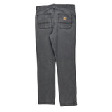 Carhartt Carpenter Trousers - 30W 29L Grey Cotton