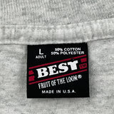 Operation Southern Watch Fruit Of The Loom Single Stitch T-Shirt - Large Grey Cotton Blend
