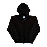 Russell Athletic Hoodie - Medium Black Cotton