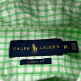 Ralph Lauren Checked Shirt - Medium Green Cotton