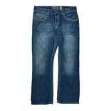 Unbranded Contrast Stitch Jeans - 34W 30L Blue Denim