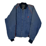 Made In USA Osterman Bomber Jacket - Medium Blue Polyester