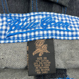 Billionaire Boys Club Contrast Stitch Denim Shorts - 36W 12L Gray Cotton Blend