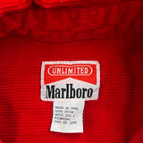 Marlboro Shirt - Large Red Cotton