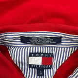 Tommy Hilfiger Polo Shirt - Large Red Cotton