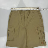 Dickies Cargo Shorts - 37W 13L Khaki Cotton