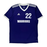Warriors Adidas Football Shirt - XL Purple Polyester