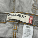 Levis 505 Jeans - 34W 34L Gray Cotton