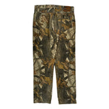 Unbranded Camo Cargo Trousers - 34W 33L Green Cotton