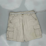 Columbia Cargo Shorts - 35W 9L Beige Cotton