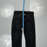 501 Levis Jeans - 30W 29L Black Cotton