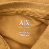 Armani Exchange Polo Shirt - Large Yellow Cotton