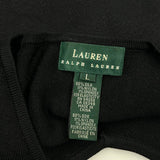 Ralph Lauren Top - Large Black Silk Blend