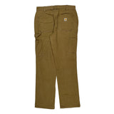 Carhartt Carpenter Pants - 31W 32L Brown Cotton