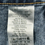 Carhartt Carpenter Jeans - 34W 34L Blue Cotton