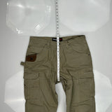 Wrangler Cargo Pants - 36W 32L Khaki Cotton