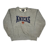 New York Knicks Starter Sweatshirt - Large Grey Cotton