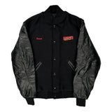 Samson'S Bridge Holloway Varsity Jacket - Medium Black Wool Blend