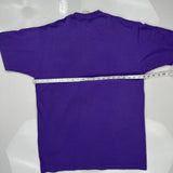 Looney Tunes Cartoon T-Shirt - Large Purple Cotton
