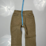 Levis Boot Cut Cord Pants - 26″ Waist Beige Cotton