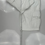 Tommy Hilfiger Cargo Shorts - 34W 11L White Cotton