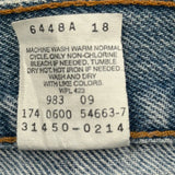 Levis 550 Jeans - 24W 26L Blue Cotton