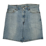 Levis Denim Shorts - 36W 10L Light Wash Cotton