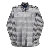 Tommy Hilfiger Checked Shirt - Medium Blue Cotton