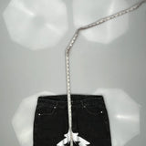 Unbranded Graphic Jeans - 35W 30L Black Denim