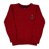 Age 4 Polo By Ralph Lauren Sweater - XS Red Cotton