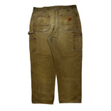 Carhartt Double Knee Carpenter Pants - 34W 28L Brown Cotton