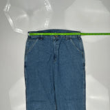 Carhartt Double Knee Carpenter Pants - 36W 34L Blue Cotton