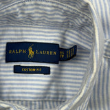 Ralph Lauren Striped Shirt - XS Blue Cotton
