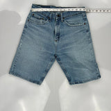 Wrangler Denim Shorts - 30W 10L Light Wash Denim
