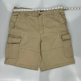 Timberland Cargo Shorts - 36W 10L Beige Cotton