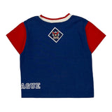 Age 3 Carters Graphic T-Shirt - 2XS Blue Cotton