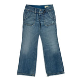 Diesel Wide Leg Jeans - 30W UK 8 Blue Cotton