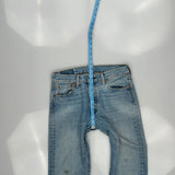 501 Levis Jeans - 30W 30L Light Wash Cotton