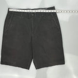 Dickies Chino Shorts - 32W 9L Black Cotton Blend