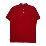 Polo By Ralph Lauren Polo Shirt - Large Red Cotton