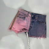Levis Denim Shorts - 30W UK 10 Blue Cotton